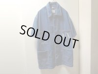 90'S ARMANI JEANS S/S INDIGO DENIM COVER ALL（アルマーニ ジーンズ 半袖仕様 インディゴデニム カバーオール）MADE IN USA（XS）