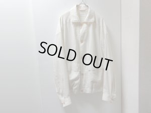 画像1: 19'S LEMAIRE OVER SIZE SILK × POLYAMIDE JACKET（2019年製造 ルメール オーバーサイズ仕様 シルク × ポリアミド混紡 ジャケット）MADE IN PORTUGAL（50）