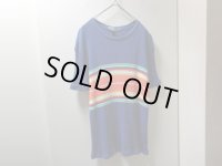 90'S RALPH LAUREN MULTI BORDER PATTERN S/S WAFFLE THERMAL（ラルフローレン マルチボーダー柄 半袖 ワッフル サーマル）MADE IN USA（XL）