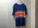 画像1: 90'S RALPH LAUREN MULTI BORDER PATTERN S/S WAFFLE THERMAL（ラルフローレン マルチボーダー柄 半袖 ワッフル サーマル）MADE IN USA（XL） (1)