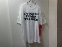 80'S CANANDAIGUA SHARK TRAINER GIMMICK T-SHIRTS WITH POCKET（カナンデイグア シャーク トレイナー ギミック Tシャツ）MADE IN USA（XL）