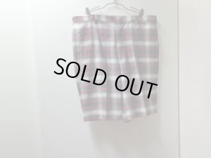 画像1: 60'S Catalina OMBRE CHECK PATTERN COTTON SHORTS（カタリナ オンブレチェック柄 コットン ショーツ）DEAD STOCK（実寸W34）