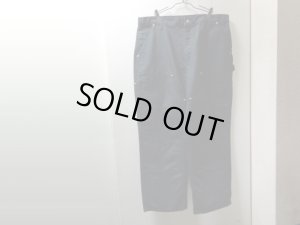 画像1: 00'S Carhartt DOUBLE KNEE BLACK DUCK PAINTER PANTS（カーハート ダブルニー仕様 黒ダック素材 ペインターパンツ）MADE IN USA（実寸W37 × L29）