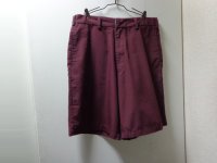 90〜00'S OLD STUSSY POLYESTER × COTTON WORK SHORTS(オールド ステューシー ポリエステル × コットン混紡 ワークショーツ）MADE IN USA（実寸W33）