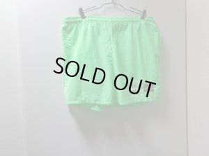 画像1: 80'S HARLEY DAVIDSON NYLON EASY SHORTS（ハーレーダビッドソン 蛍光黄緑 ナイロン イージーショーツ）MADE IN USA（M）