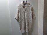 90'S NORM THOMPSON LOW-GAUGE S/S COTTON × LINEN KNIT POLO SHIRTS（ノームトンプソン ロウゲージ仕様 半袖 コットン × リネン混紡 ニット ポロシャツ）MADE IN USA（L）