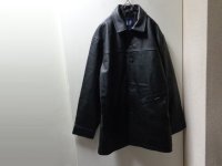 00'S OLD GAP LEATHER CAR COAT（オールド ギャップ レザー 本革仕様 中綿入り カーコート）黒(M)　