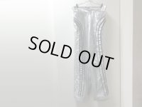 90〜00'S TOO MUCH BAGGY SILVER COATING NYLON EASY PANTS（トゥーマッチ バギー仕様 銀コーティング加工ナイロン イージーパンツ）土管型（W32〜38　× L29）