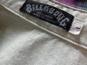 画像3: 90'S BILLABONG L/S GRAY DENIM SHIRTS WITH OMBRE CHECK PATTERN FLANNEL HOODED（ビラボン オンブレチェック柄フランネルフード付き 長袖 灰デニム シャツ）（L）