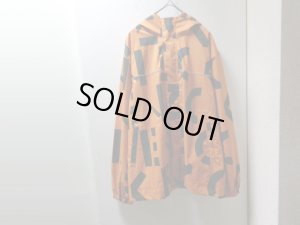 画像1: KENZO REPEATING PATTERNE POLYESTER JACKET WITH HOODED（ケンゾー 総柄仕様 フード付き ポリエステル ジャケット）（L）