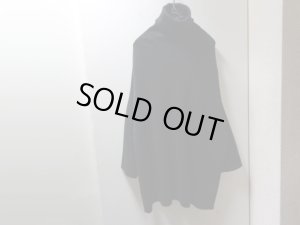 画像1: Y's YOHJI YAMAMOTO OVER SIZE TURTLE-NECK + 7/10 SLEEVE HI GAUGE WOOL KNIT SWEATER（ワイズ ヨウジヤマモト オーバーサイズ仕様 タートルネック + 7分袖 ハイゲージ ウール ニット セーター）NON WASH（3）