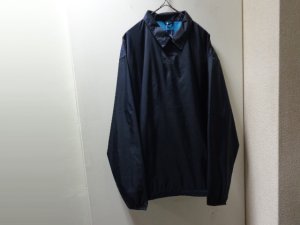 画像1: 90〜00'S OLD STUSSY PULLOVER RIP-STOP NYLON JACKET（オールド ステューシー 襟付き + 被り仕様 リップストップナイロン ジャケット）DEAD STOCK（L）　