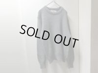 80'S OLD BANANA REPUBLIC MIDDLE-GAUGE WOOL KNIT SWEATER（オールド バナナリパブリック ネップ入り ミドルゲージ仕様 ウール ニット セーター）MADE IN USA（L）