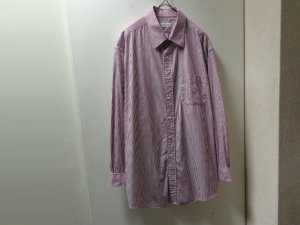 画像1: 90'S BROOKS BROTHERS STRIPE PATTERN L/S COTTON SHIRTS（ブルックスブラザーズ ストライプ柄 長袖 コットン シャツ）MADE IN USA（17-32/33）