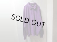 91'S patagonia L/S SWEAT POLO SHIRTS（1991年製 パタゴニア 長袖 スウェット ポロシャツ）MADE IN HONG KONG（XL）