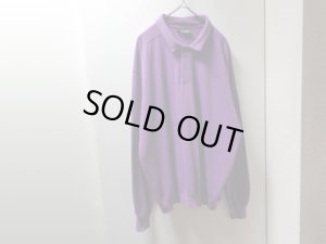 画像1: 91'S patagonia L/S SWEAT POLO SHIRTS（1991年製 パタゴニア 長袖 スウェット ポロシャツ）MADE IN HONG KONG（XL）