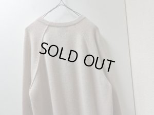 画像8: 90'S Carroll & C0. CREW-NECK HI GAUGE CASHMERE KNIT SWEATER（キャロル & カンパニー. クルーネック仕様 ハイゲージ カシミア ニット セーター）MADE IN SCOTLAND（L）