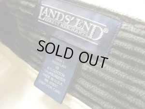 画像4: 90'S LAND'S END CORDUROY WIDE SLACKS（ランズエンド 太畝コーデュロイ素材 ワイド仕様 スラックス）MADE IN USA（実寸W38 × L30）