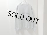 60'S RUSSELL FLOCKY PRINT FRONT-V SWEAT（ラッセル フロッキープリント入り 前V仕様 スウェット）MADE IN USA（M）