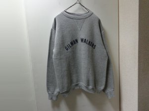 画像1: 60'S RUSSELL FLOCKY PRINT FRONT-V SWEAT（ラッセル フロッキープリント入り 前V仕様 スウェット）MADE IN USA（M）