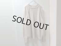 90'S Carroll & C0. CREW-NECK HI GAUGE CASHMERE KNIT SWEATER（キャロル & カンパニー. クルーネック仕様 ハイゲージ カシミア ニット セーター）MADE IN SCOTLAND（L）