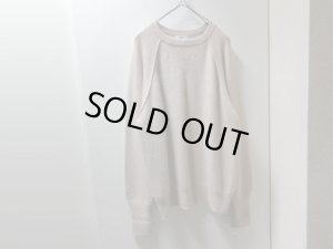 画像1: 90'S Carroll & C0. CREW-NECK HI GAUGE CASHMERE KNIT SWEATER（キャロル & カンパニー. クルーネック仕様 ハイゲージ カシミア ニット セーター）MADE IN SCOTLAND（L）