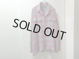 90'S RALPH LAUREN POLO COUNTRY CHECK PATTERN OPEN COLLAR L/S FLANNEL SHIRTS（ラルフローレン ポロカントリー チェック柄 開襟 長袖 フランネルシャツ）（L）