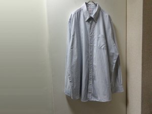 画像1: 90'S BROOKS BROTHERS STRIPE PATTERN L/S OXFORD SHIRTS（ブルックスブラザーズ ボタンダウン仕様 ストライプ柄 長袖 オックスフォード シャツ）MADE IN USA（18-37）
