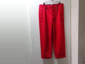 画像1: NEW MARNI COTTON WORK PANTS（新品 ITALY製 マルニ 9分丈仕様 コットン ワークパンツ）as is…（実寸W35 × L26）