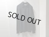 00'S MONCLER HI-GAUGE WOOL × ACRYLIC KNIT L/S POLO SHIRTS（モンクレール ハイゲージ仕様 ウール × アクリル混紡 長袖 ニット ポロシャツ）MADE IN SLOVAKIA（M）