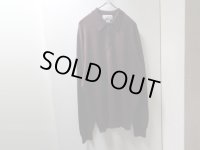 90'S JOHN SMEDLEY HI-GAUGE WOOL KNIT L/S POLO SHIRTS（ジョンスメドレー ハイゲージウール仕様 長袖 ニット ポロシャツ）MADE IN ENGLAND（L）