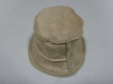 90'S LAND'S END FAKE SHEEPSKINBUCKET HAT（ランズエンド フェイク シープスキン ムートン素材 バケットハット）NON WASH