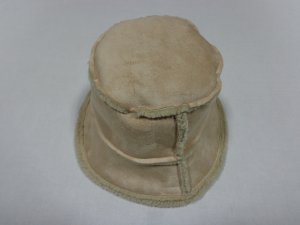 画像1: 90'S LAND'S END FAKE SHEEPSKINBUCKET HAT（ランズエンド フェイク シープスキン ムートン素材 バケットハット）NON WASH