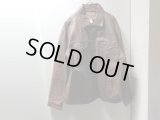 00'S OLD GAP LEATHER TRACKER JACKET（オールド ギャップ 本革仕様 レザー トラッカージャケット）（XXL）