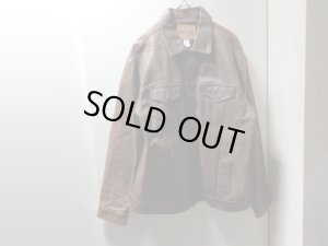 画像1: 00'S OLD GAP LEATHER TRACKER JACKET（オールド ギャップ 本革仕様 レザー トラッカージャケット）（XXL）