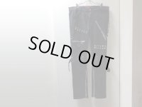 00'S TRIPP NYC SKINNY FIT BONDAGE COTTON PANTS（トリップ ニューヨークシティ スキニーフィット ボンテージ コットン パンツ）（実寸W36 × L31.5）