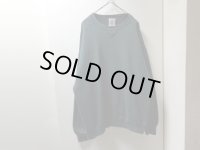90'S RUSSELL CREW-NECK BLACK PLAIN SWEAT（ラッセル クルーネック仕様 黒 無地 スウェット）MADE IN USA（L）