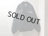 90'S UNITED STATES POSTAL SERVICCE MELTON × LEATHER STADIUM JACKET（ユナイテッド ステーツ ポスタル サービス 刺繍ロゴ入り メルトン × 袖本革切替し仕様 スタジアム ジャケット）中綿入り（L）
