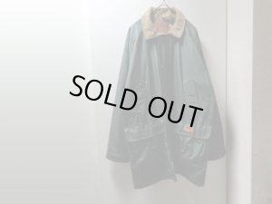画像1: 80'S Woolrich COATING COTTON × NYLON HALF COAT WITH WOOL LINER（ウールリッチ ウール混紡裏地付き コーティング加工 コットン × ナイロン混紡 ハーフ丈仕様 コート）MADE IN USA（L）
