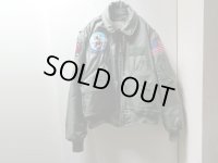 80'S U.S. AIR FORCE TYPE CWU-45/P FLIGHT JACKET（1980年製 U.S. エアフォース タイプ CWU-45/P フライトジャケット）初期型アクションプリーツ付き（L）