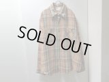 70'S JC Renney BIG MAC CHECK PATTERN L/S HEAVEY FLANNEL SHIRTS（JCペニー ビッグマック チェック柄 長袖 ヘヴィー フランネル シャツ）（XL）