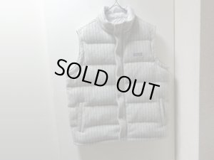 画像1: 12'S patagonia STRIPE PATTERN KNIT QUILT AGAIN VEST(2012年製 パタゴニア ストライプ柄ニット素材 キルト アゲイン ベスト)（XL）