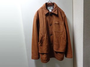 画像1: 80'S L．L．Bean NUBUCK LEATHER HUNTING JACKET WITH THINSULATE LINER（L．L．ビーン シンサレート中綿仕様 ヌバック 本革 ハンティング ジャケット）MADE IN USA（M）