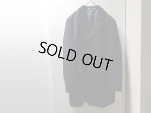 画像1: BARNEYS NEW YORK × LORO PIANA WOOL CHESTERFIELD COAT(バーニーズニューヨーク × ロロピアーナ ウール チェスターフィールドコート)MADE IN ITALY(56) 