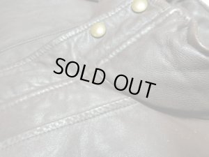 画像4: 80〜90'S Eddie Bauer LEATHER DOWN JACKET(エディーバウアー 本革 レザー ダウン ジャケット）黒タグ（XL）