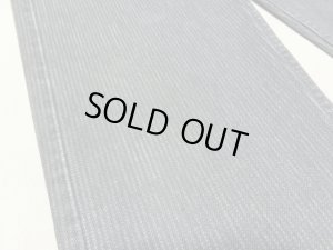 画像8: 80'S Levi's 40505 0240 STRIPE PATTERN BLACK DENIM PANTS（リーバイス 40505 0240 織りストライプ柄 先染め 黒デニム パンツ）MADE IN USA（実寸W33 × L31.5）