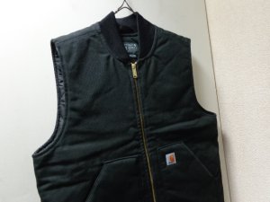 画像2: 00'S carhartt DUCK VEST WITH QUILTING LINER（カーハート キルティング裏地 ＋ 中綿入り ダックベスト）NON WASH（L）