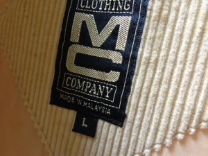 画像3: 80'S MC CLOTHING COMPAMY CAP SHOULDER PADDING CORDUROY JACKET（MC クロージングカンパニー キャップショルダー仕様 中綿入り 太畝コーデュロイ ジャケット）（L）