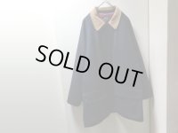 90'S NORDSTROM MELTON HALF COAT WITH QUILTING LINER(ノードストローム 中綿入りキルティング裏地付き ハーフ丈仕様コート)NON WASH(M)