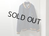90'S RALPH LAUREN FLEECE STADIUM JACKET（ラルフローレン フリース スタジアム ジャケット）MADE IN USA（L）